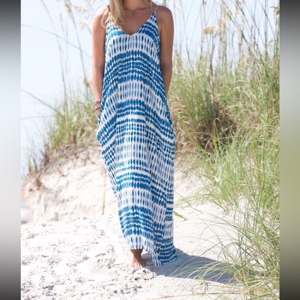 Boho beach maxi dress